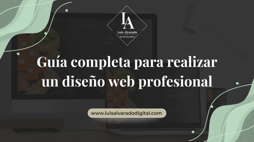 guia completa para realizar un diseño web profesional